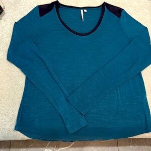 Calvin Klein Jeans Women's Blouse black bluegreen